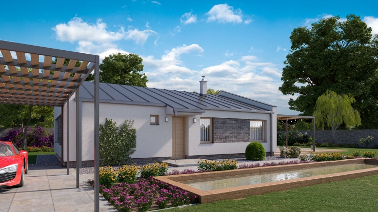 projekt domu BUNGALOW 142